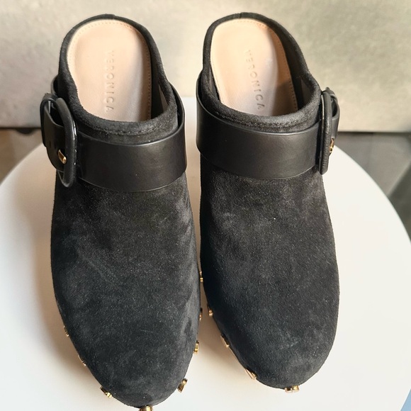 🌸VERÓNICA BEARD🌸 Womens Dacey Suede Slip On Clogs Size: 5M - Picture 11 of 15